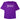 Men's Logo Print T-Shirt Purple Size S